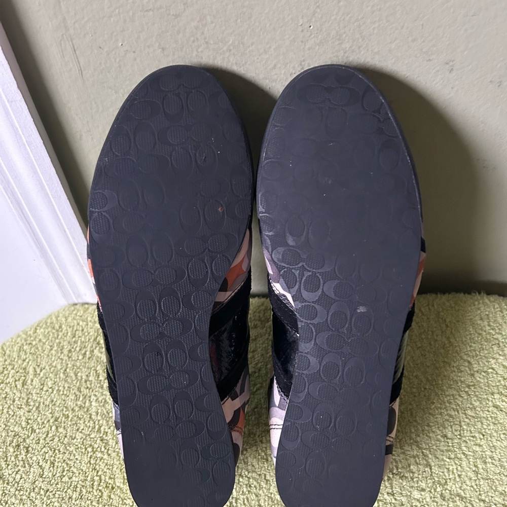 Coach Paxton Black and Multicolor Patterned Sneakers - Picture 14 of 14